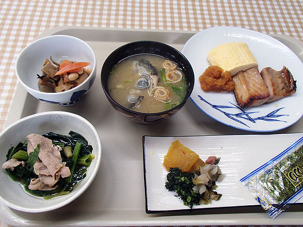 みさきロッジユースホステルの朝食